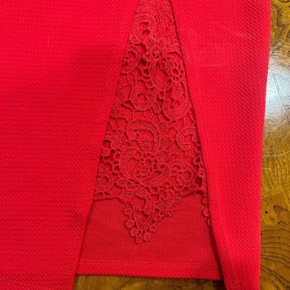 Red Halter Dress - Picture 2 of 4
